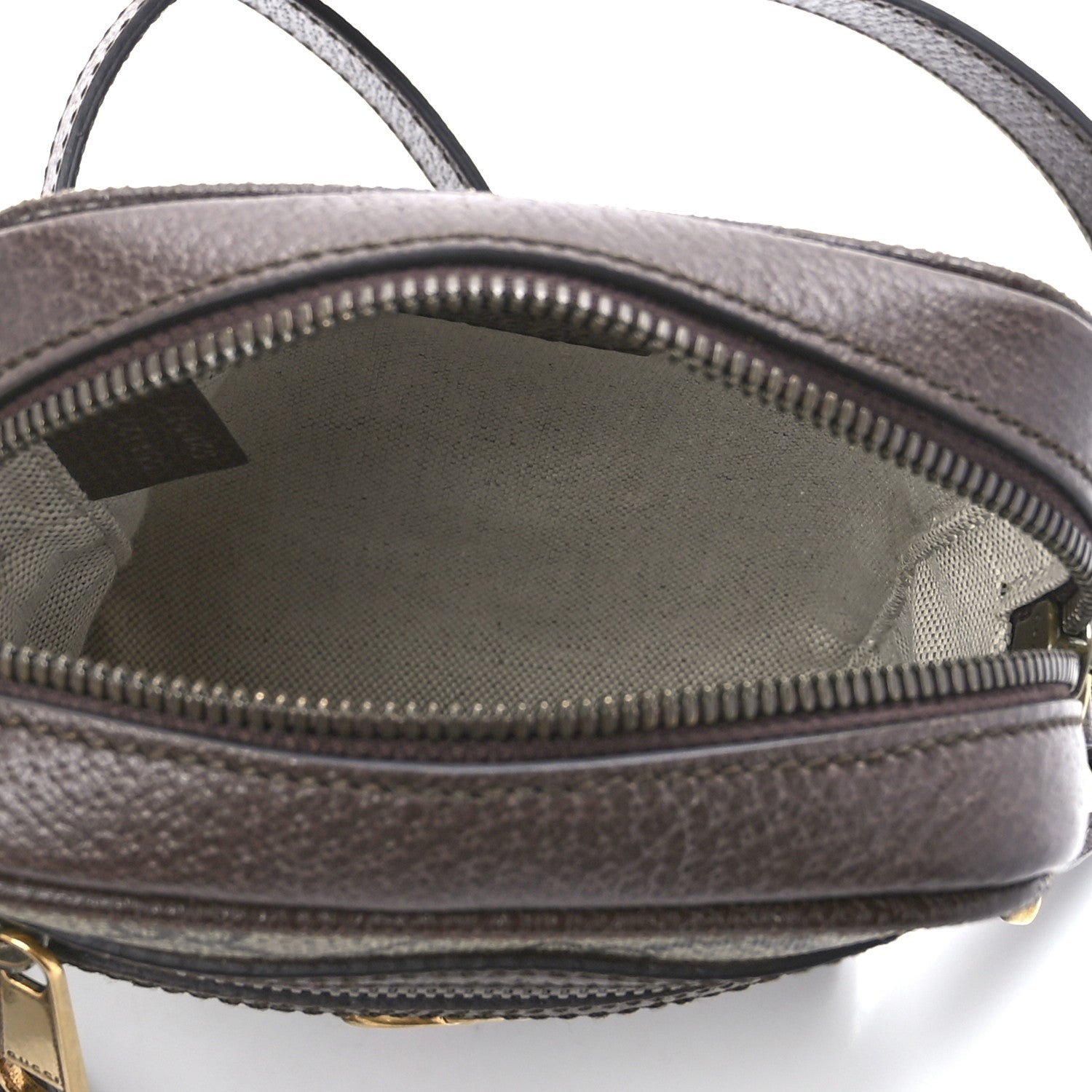 Gucci GG Supreme Monogram Web Mini Ophidia Messenger Brown 5 of 11