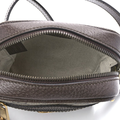 Gucci GG Supreme Monogram Web Mini Ophidia Messenger Brown 5 of 11