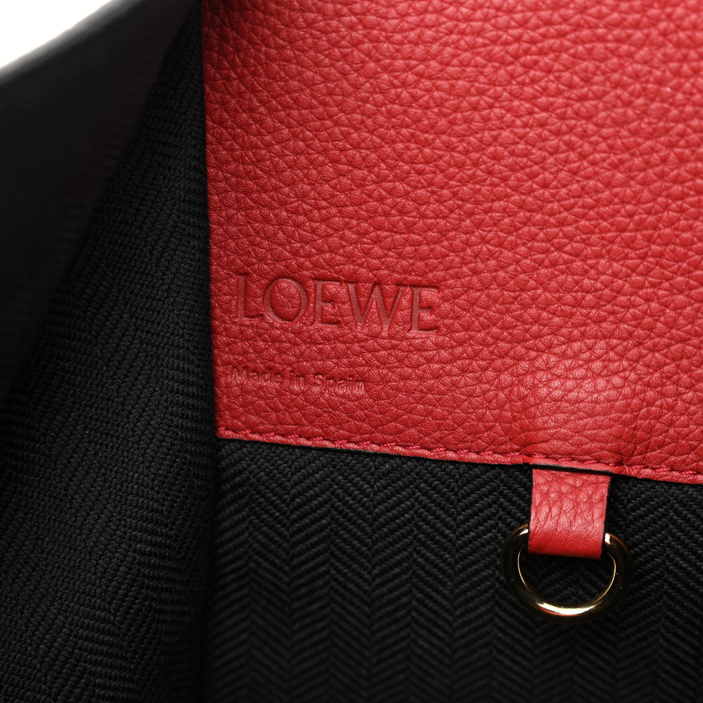 Calfskin Small Hammock Shoulder Bag Rouge