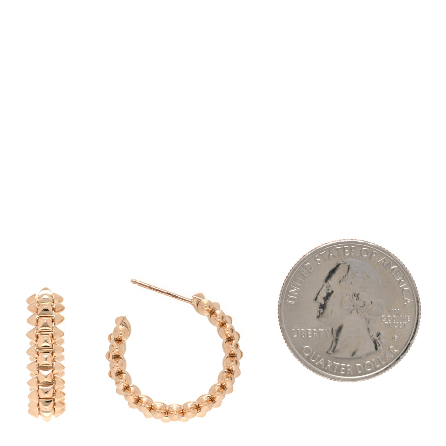 18K Pink Gold Small Clash de Cartier Earrings