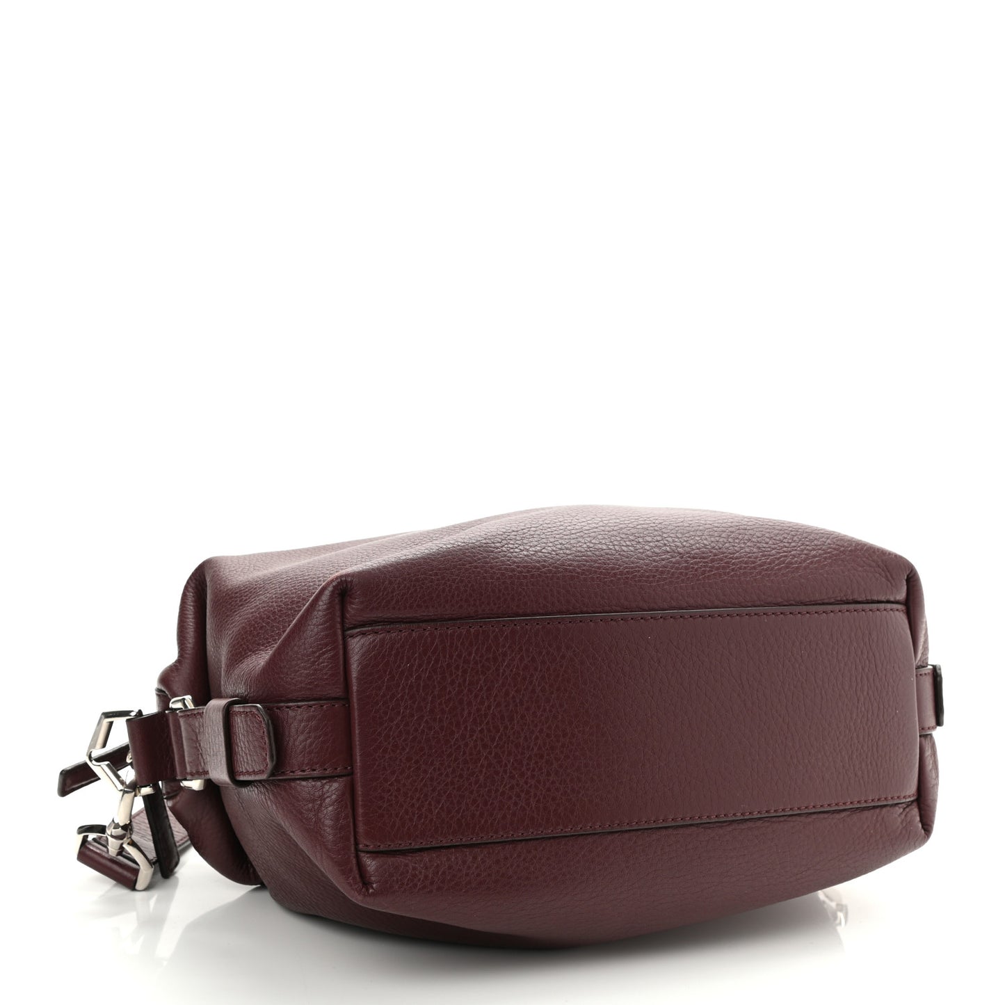 Waxy Grained Calfskin Medium Nightingale Oxblood