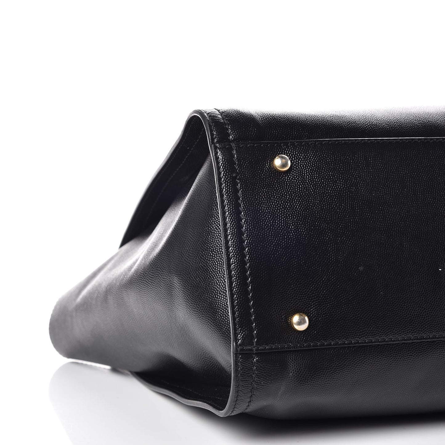 Caviar Small Studded Deauville Tote Black