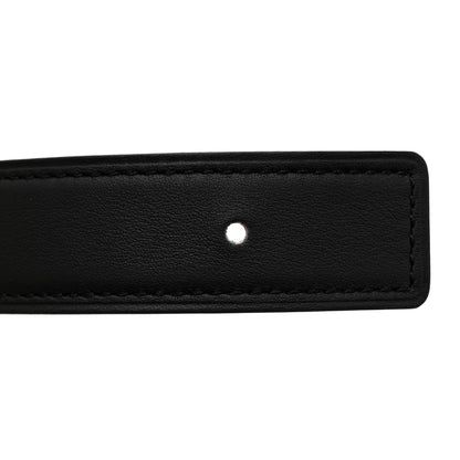 Hermes Swift Epsom 24mm Belt Strap 95 38 Black Gold 4 of 7