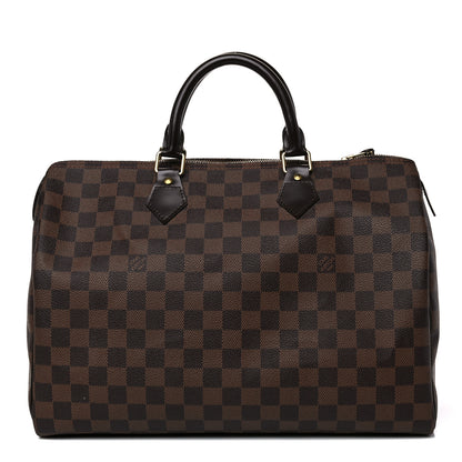 Louis Vuitton Damier Ebene Speedy 35 1 of 12