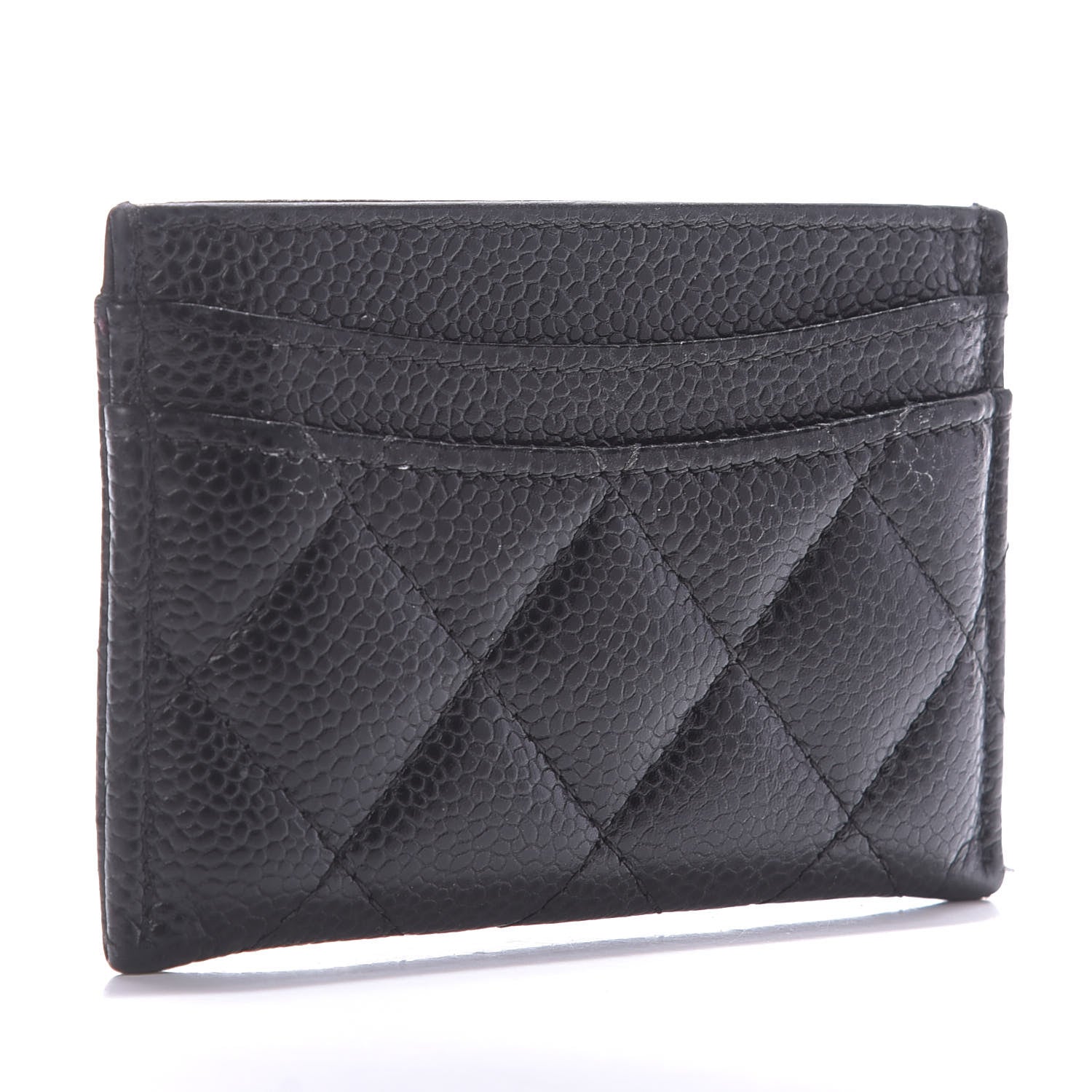 Chanel Caviar Quilted Card Holder Black 3 of 11