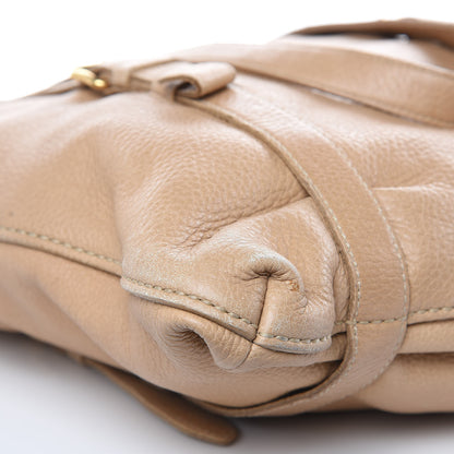 Prada Cervo Folding Tote Beige 8 of 17