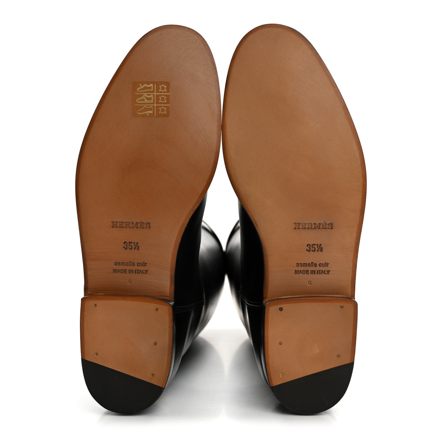Hermes Box Kelly Jumping Boots 35.5 Black 5 of 9
