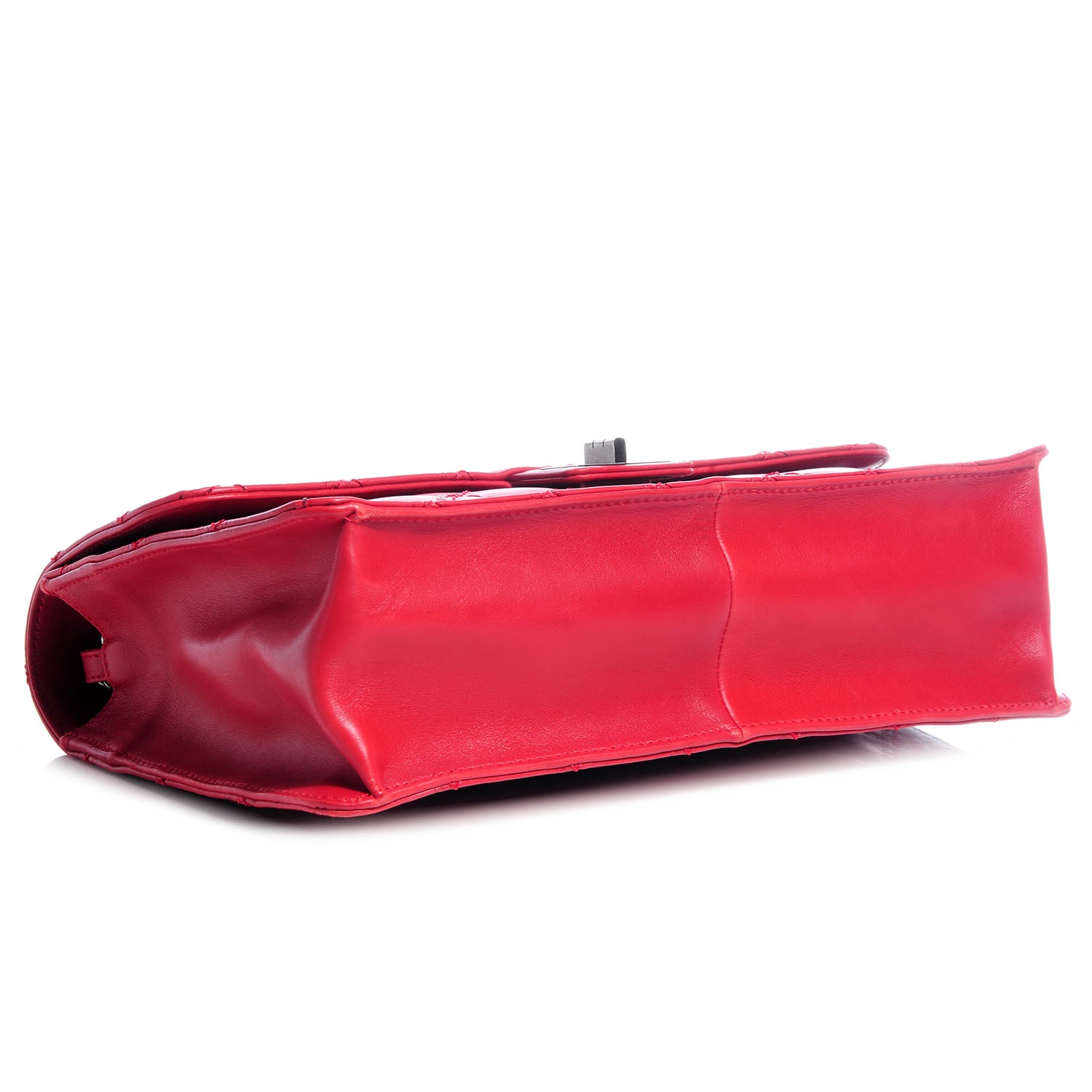Chanel Calfskin CC Crave Reissue Jumbo Flap Light Red 4 of 9