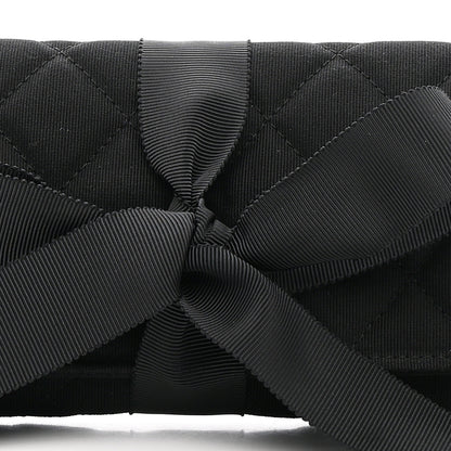 Chanel Grosgrain Quilted Jewelry Roll Case 9 of 12