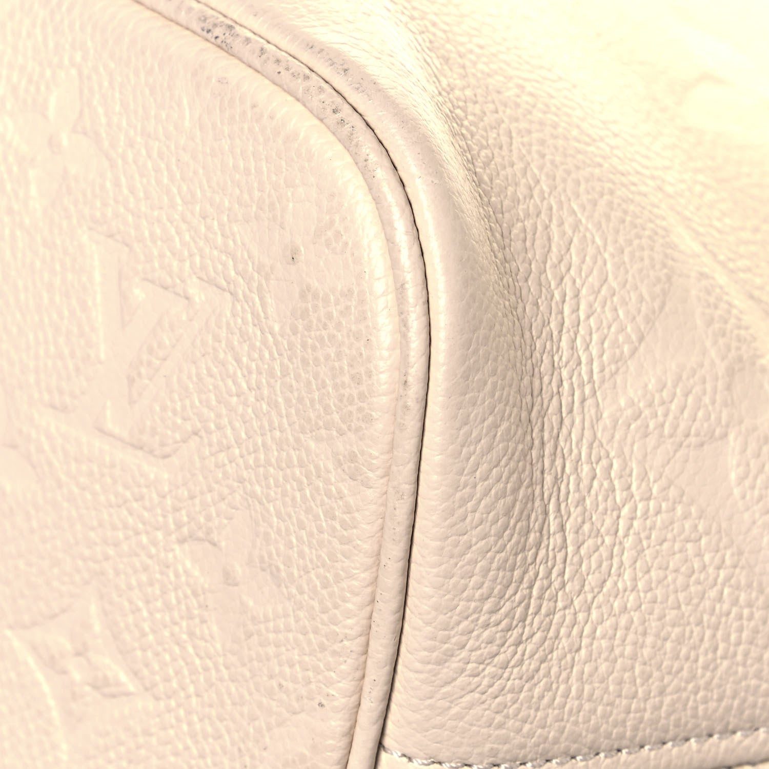 Louis Vuitton Empreinte Monogram Giant Neverfull MM Cream 9 of 11
