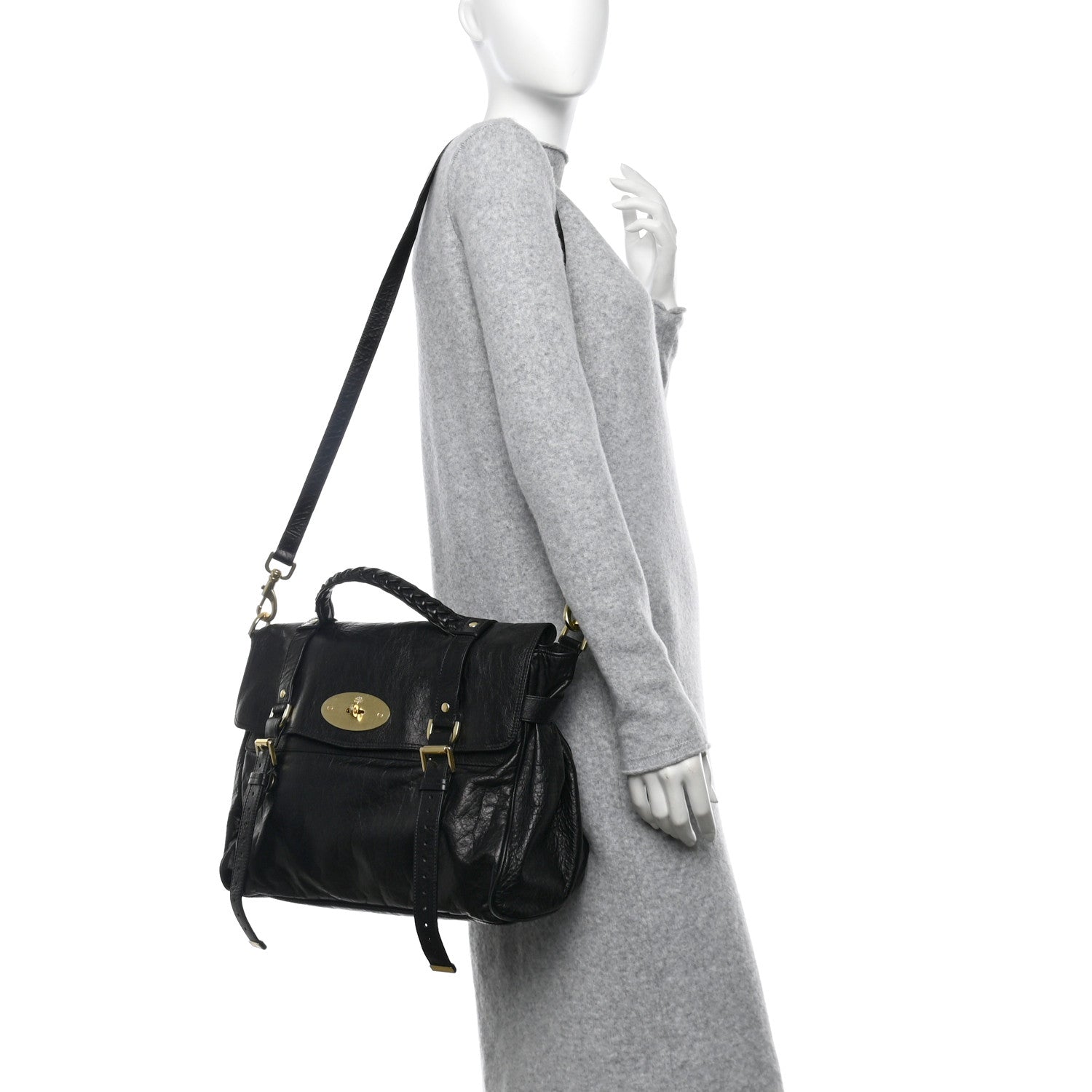 Mulberry Soft Buffalo Oversized Alexa Black 2 of 10