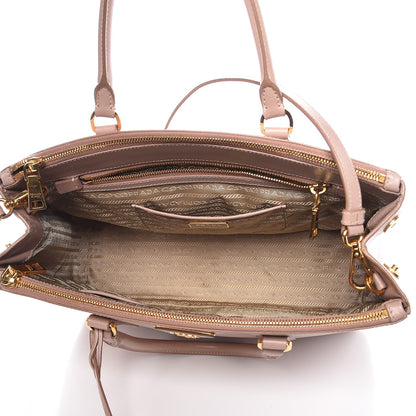 Prada Saffiano Medium Galleria Double Zip Tote Cammeo 6 of 11