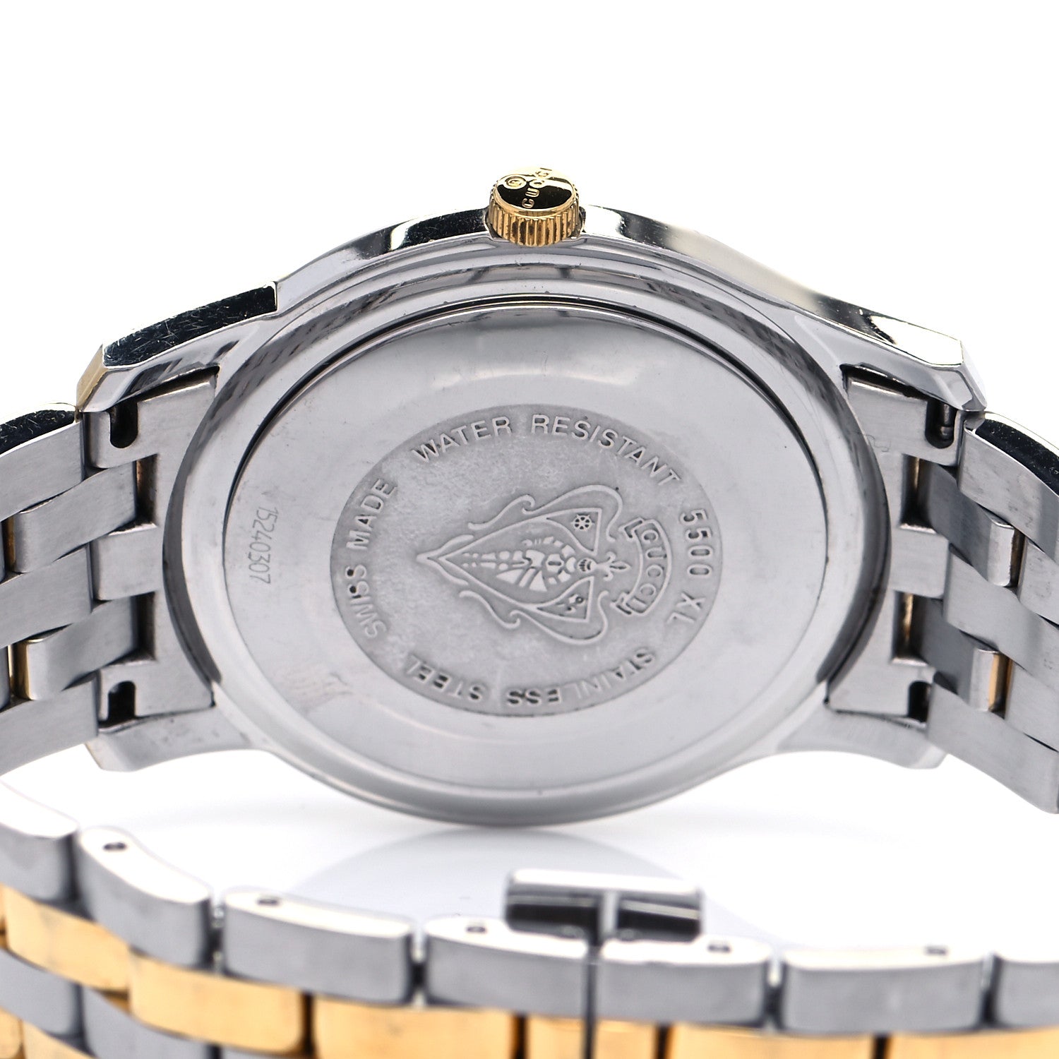 Gucci Stainless Steel 38mm 5500XL Two Tone Quartz Watch 4 of 6