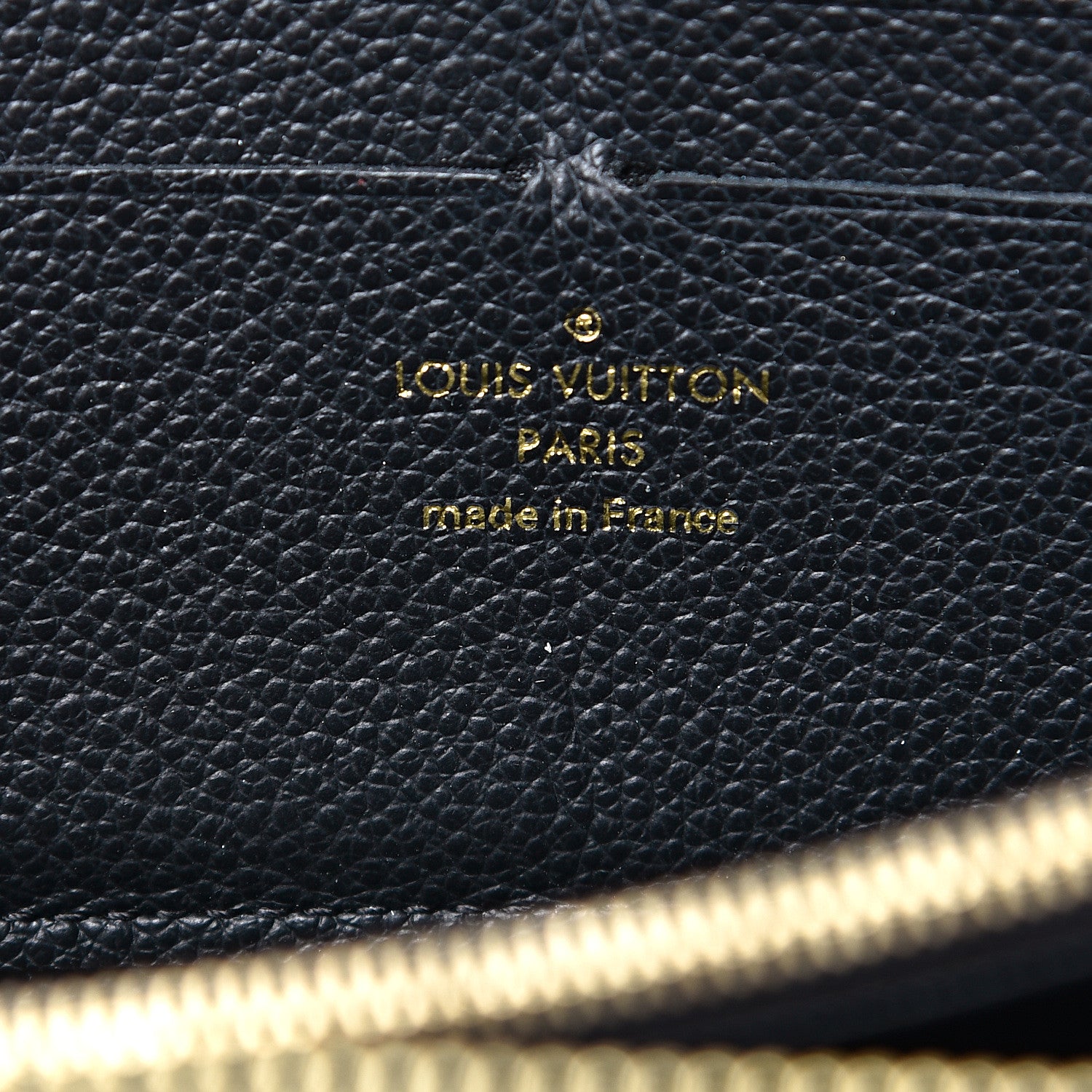 Louis Vuitton Empreinte Zippy Wallet Black 5 of 9