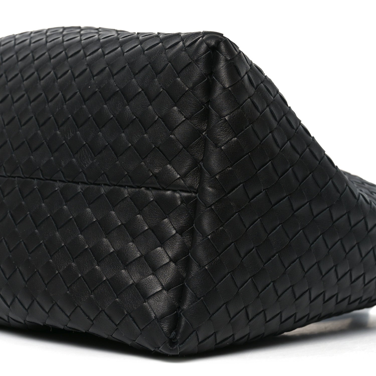 Bottega Veneta ブラックバック Bottega Veneta Calfskin Intrecciato Large Pinacoteca Reversible