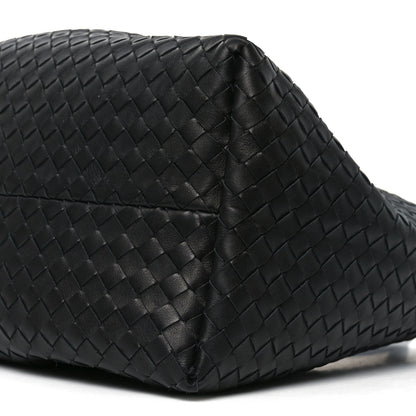Bottega Veneta Calfskin Intrecciato Large Pinacoteca Reversible Tote Black 10 of 10