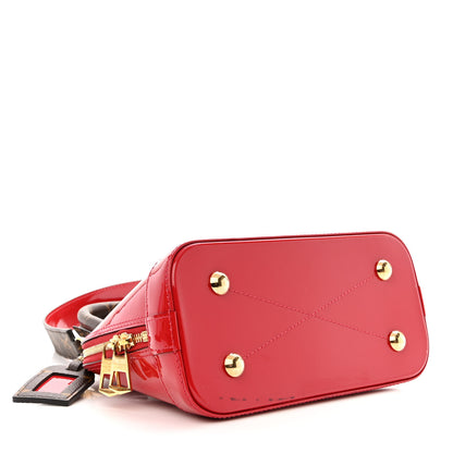 Louis Vuitton Patent Monogram Alma BB Scarlet 4 of 11