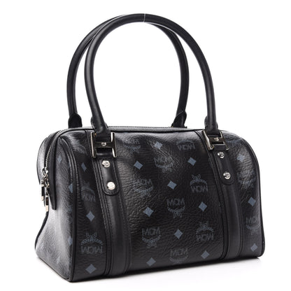 MCM Visetos Small Boston Bag Black 3 of 13