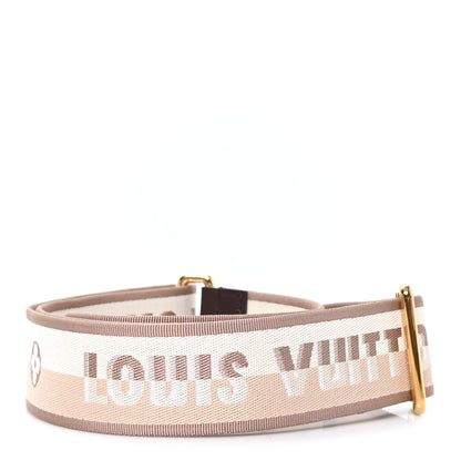 Louis Vuitton Jacquard Speedy Bandouliere 20 Shoulder Strap Beige Brown 2 of 3