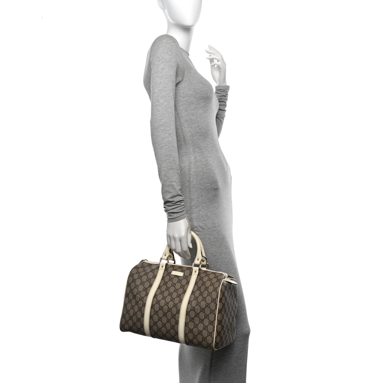 Gucci GG Plus Monogram Medium Joy Boston Off White 2 of 16