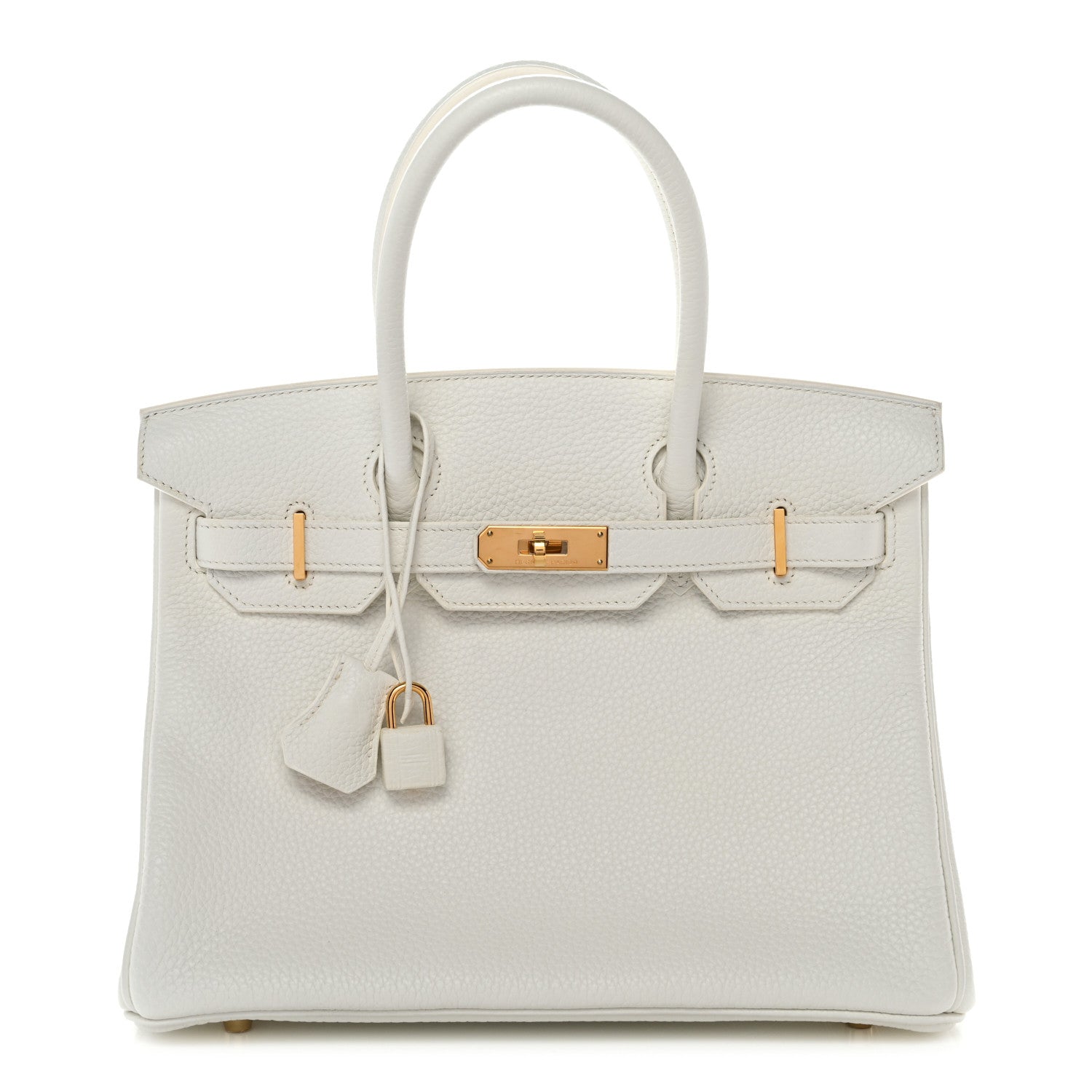 Hermes Togo Birkin 30 White 1 of 12