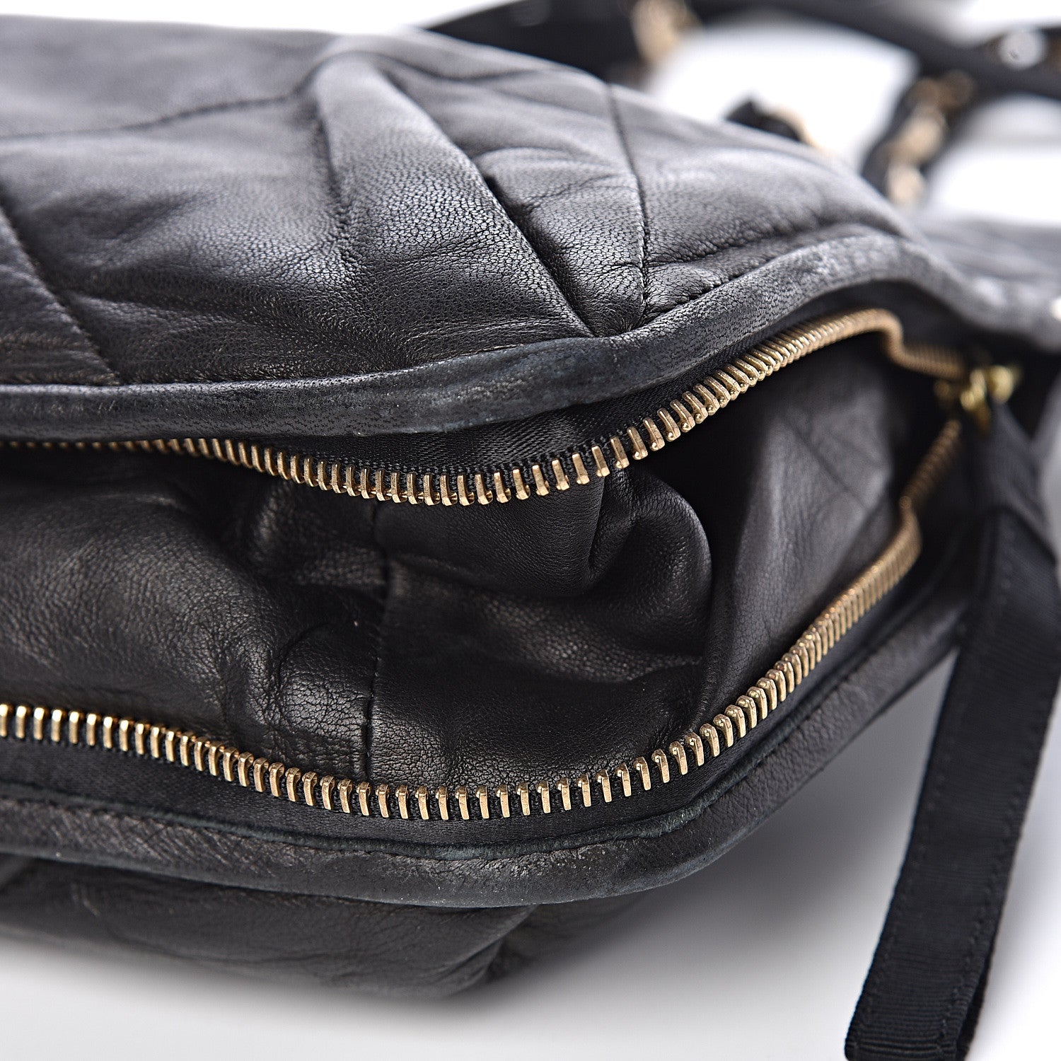 Lanvin Lambskin Quilted Medium Amalia Shoulder Bag Black 8 of 9