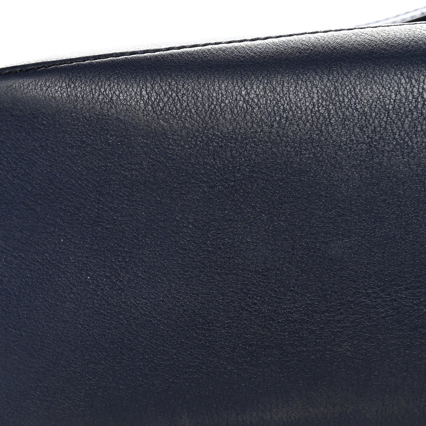 Calfskin Small Puzzle Edge Bumbag Navy Blue
