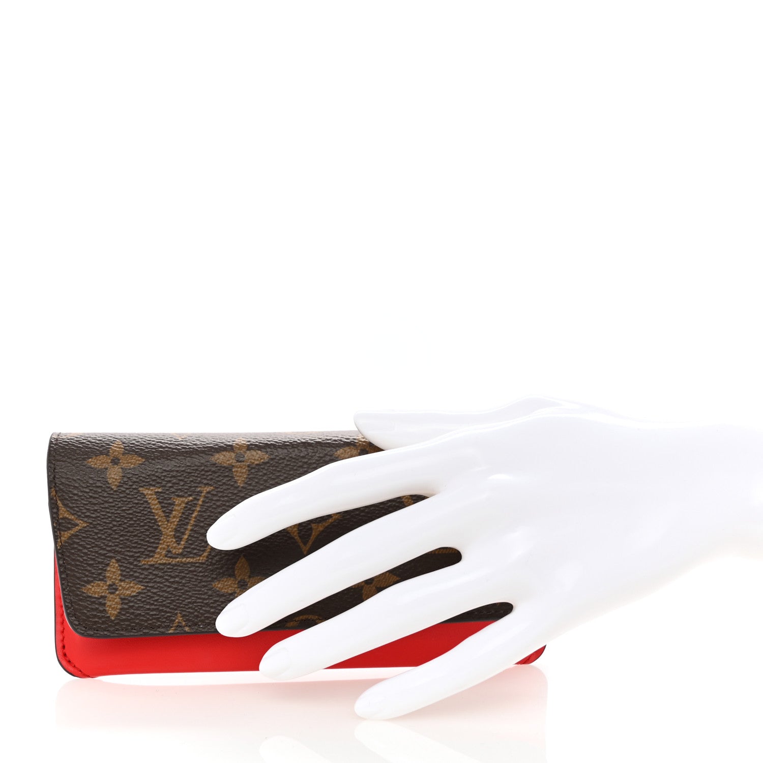 Louis Vuitton Monogram Woody Sunglass Case Rouge 2 of 9