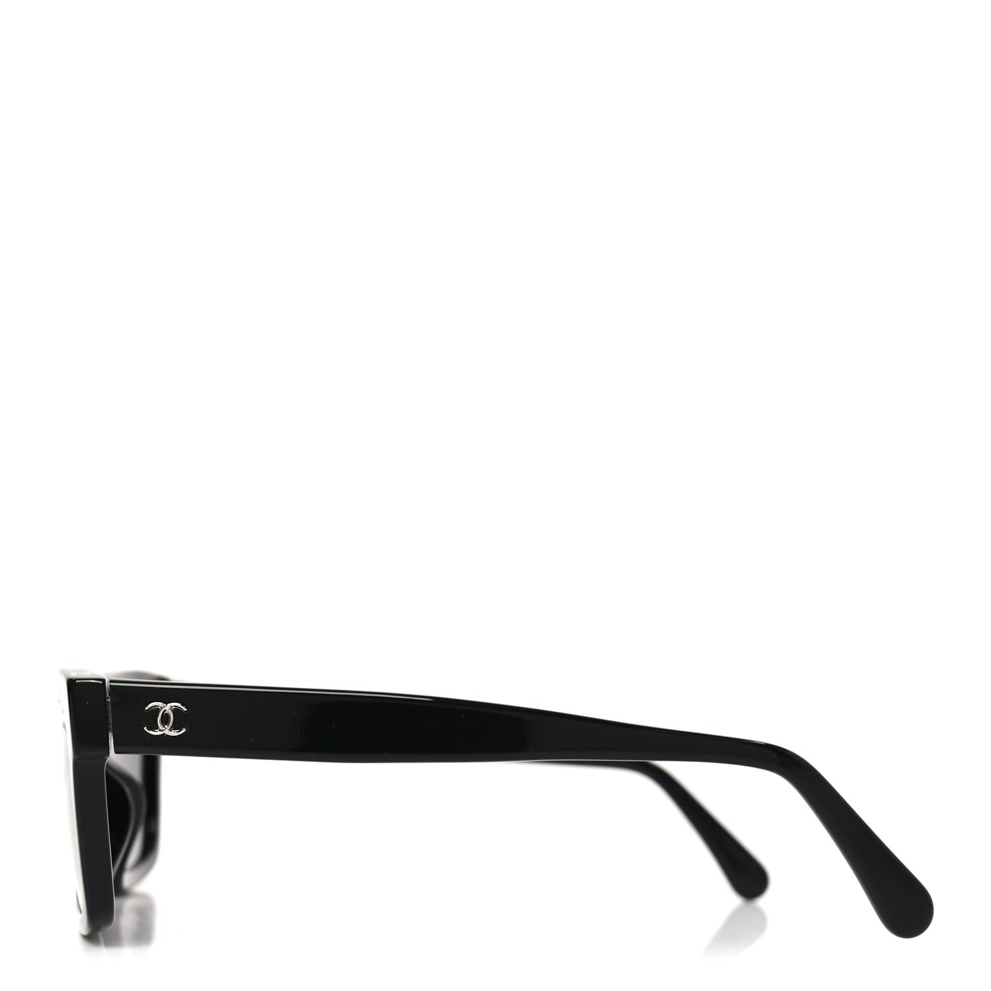 Acetate Polarized Square Sunglasses 5417-A Black