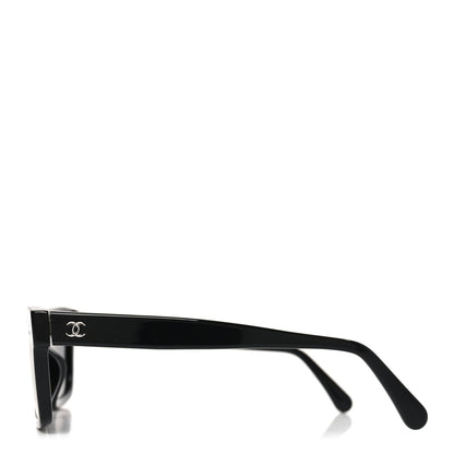 Chanel Acetate Polarized Square Sunglasses 5417-A Black 3 of 8