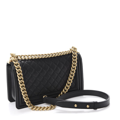 Chanel Caviar Quilted Medium Boy Flap Black 3 of 11