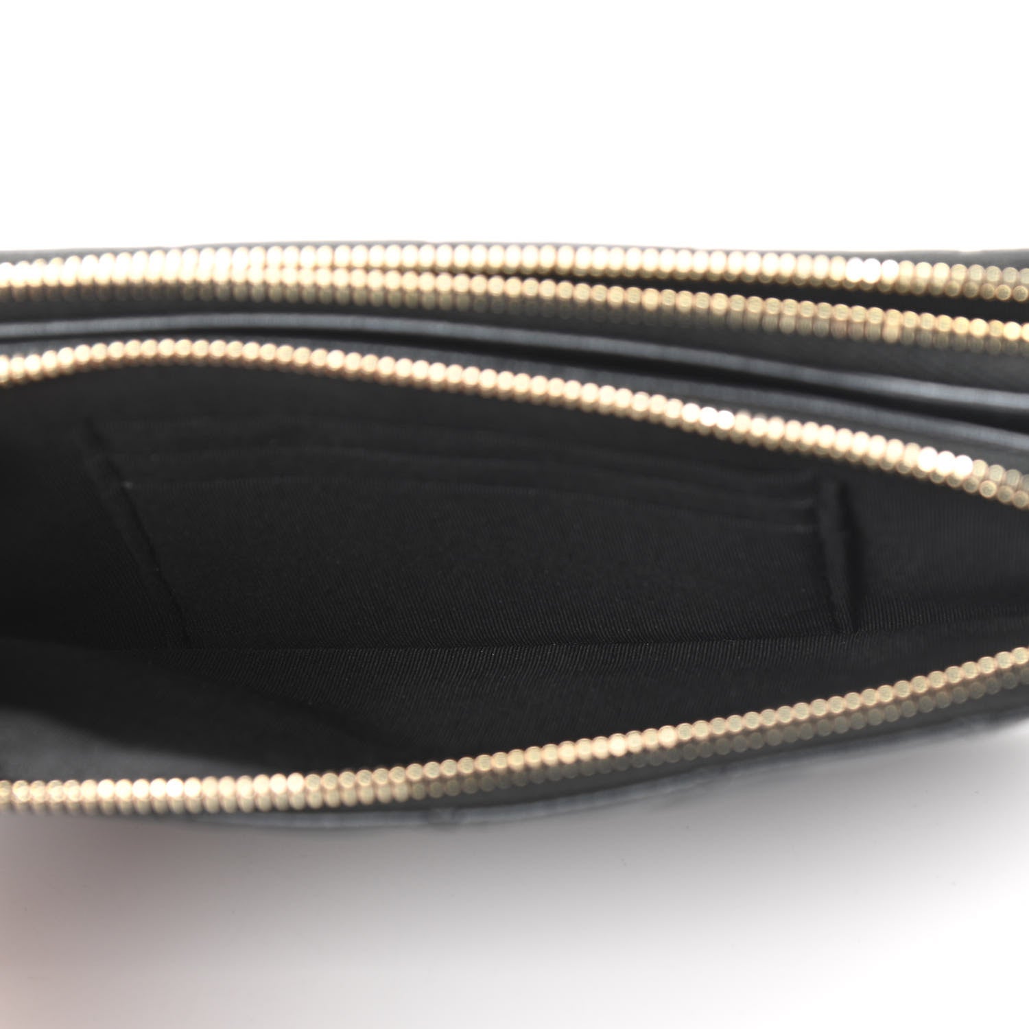 Chanel Iridescent Lambskin Quilted Pearl Clutch With Chain Black 7 of 16