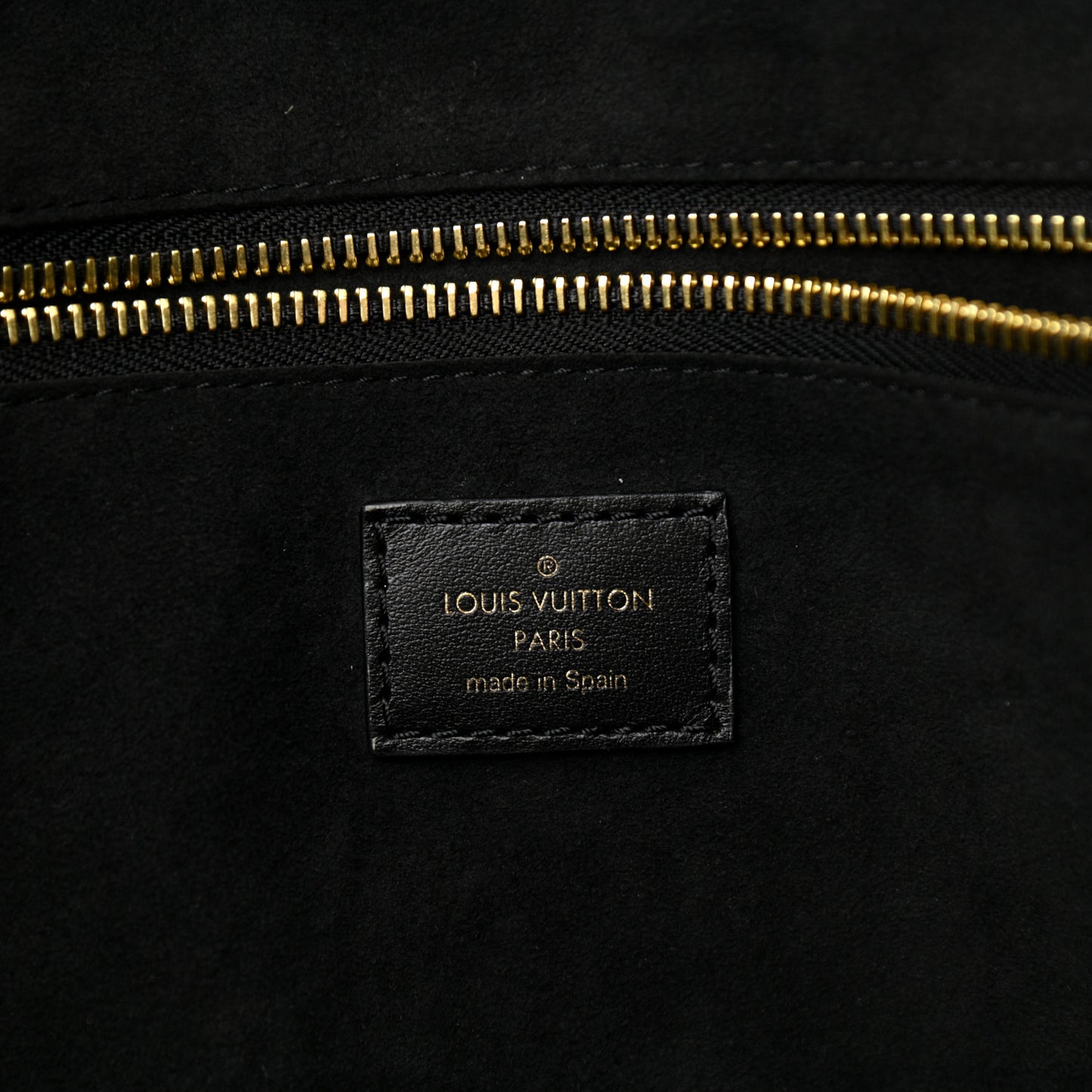 Empreinte Monogram Giant Broderies Neverfull MM Cream Black
