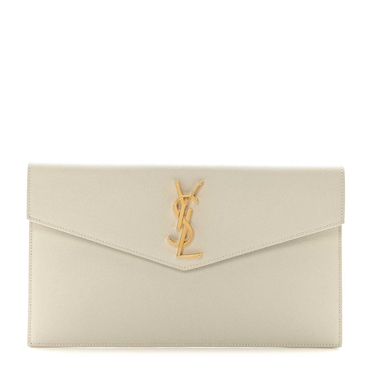 Saint Laurent Grain De Poudre Uptown Pouch Crema Soft 1 of 8
