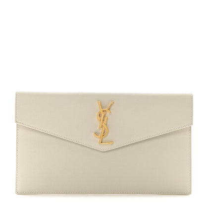 Saint Laurent Grain De Poudre Uptown Pouch Crema Soft 1 of 8