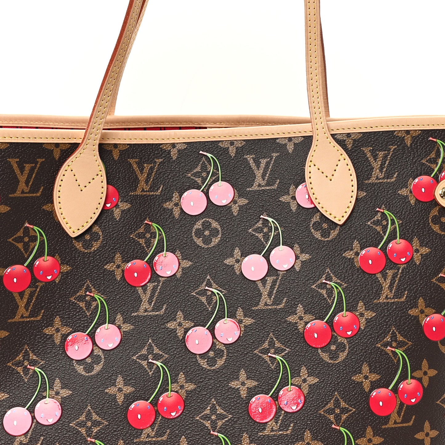 LV X TM Monogram Cerises Neverfull MM