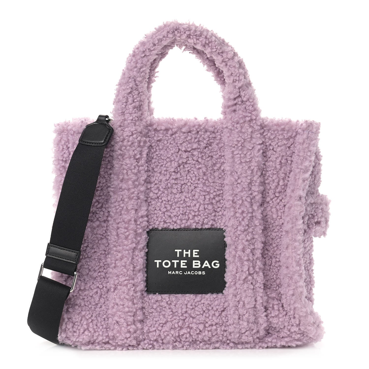 Marc Jacobs Polyester Cotton Medium The Teddy Traveler Tote Bag Arctic Dust 1 of 9