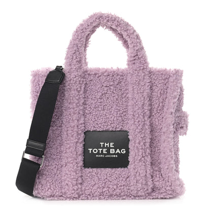 Marc Jacobs Polyester Cotton Medium The Teddy Traveler Tote Bag Arctic Dust 1 of 9