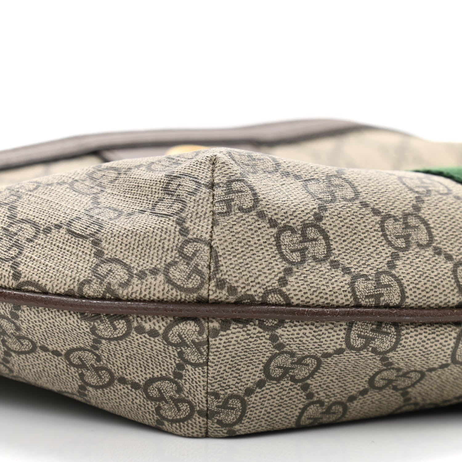 Gucci GG Supreme Monogram Web Small Ophidia Half Moon Hobo Brown 9 of 12