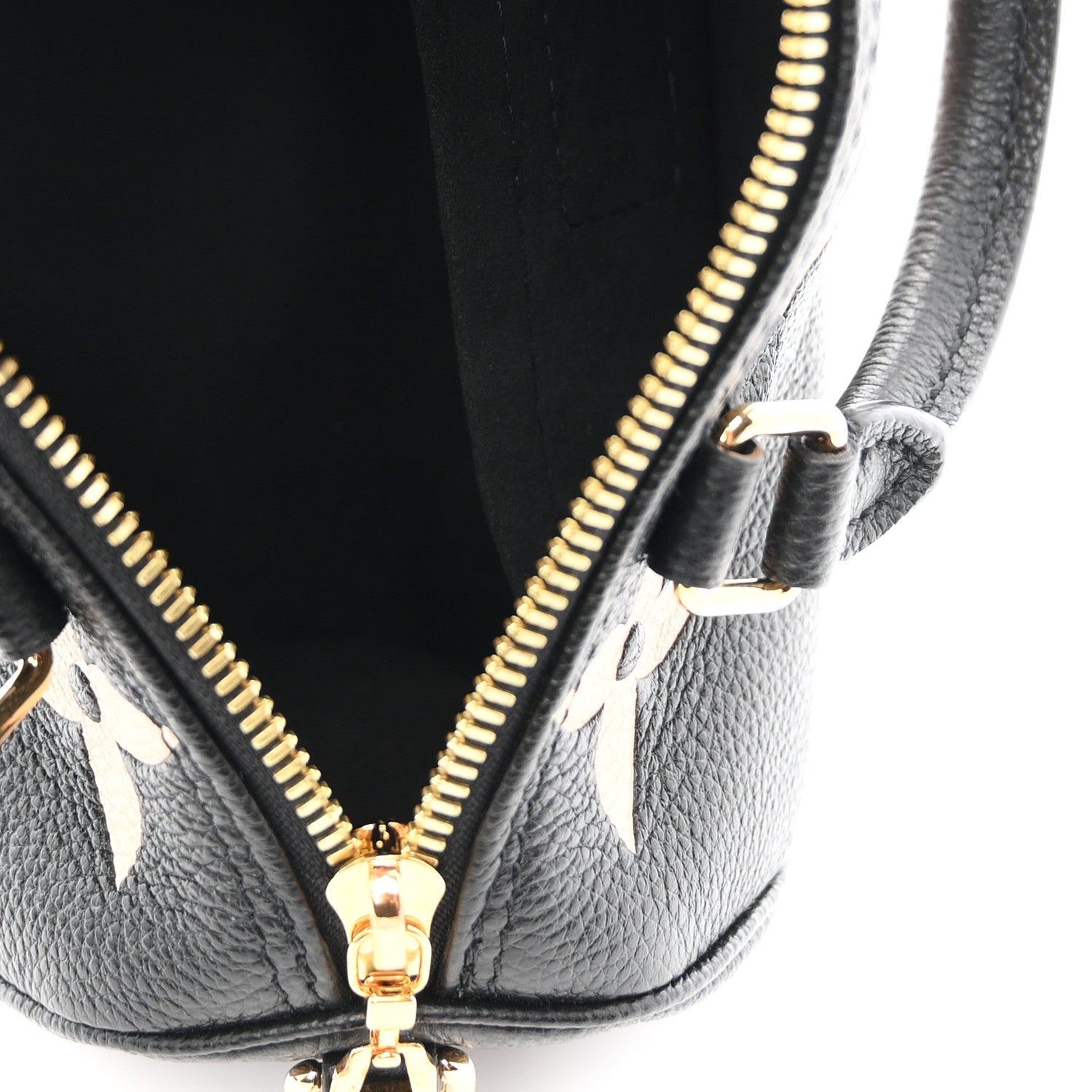 Louis Vuitton Empreinte Monogram Giant Papillon BB Black Beige 5 of 9
