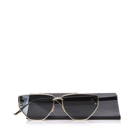 Christian Dior Clan 2 Aviator Sunglasses Black Gold 8 of 8