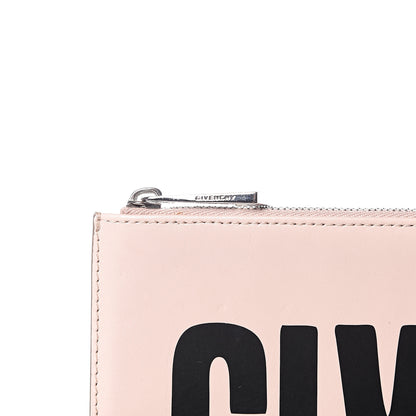 Givenchy Calfskin Logo Zip Pouch Pale Pink 9 of 9