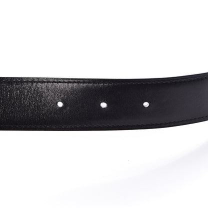 Hermes Box Togo 32mm H Belt 85 Black Chocolate 6 of 8
