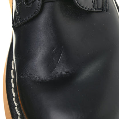 Bottega Veneta Calfskin The Swell Lace Up Boots 37 Black Natural Rubber 8 of 12
