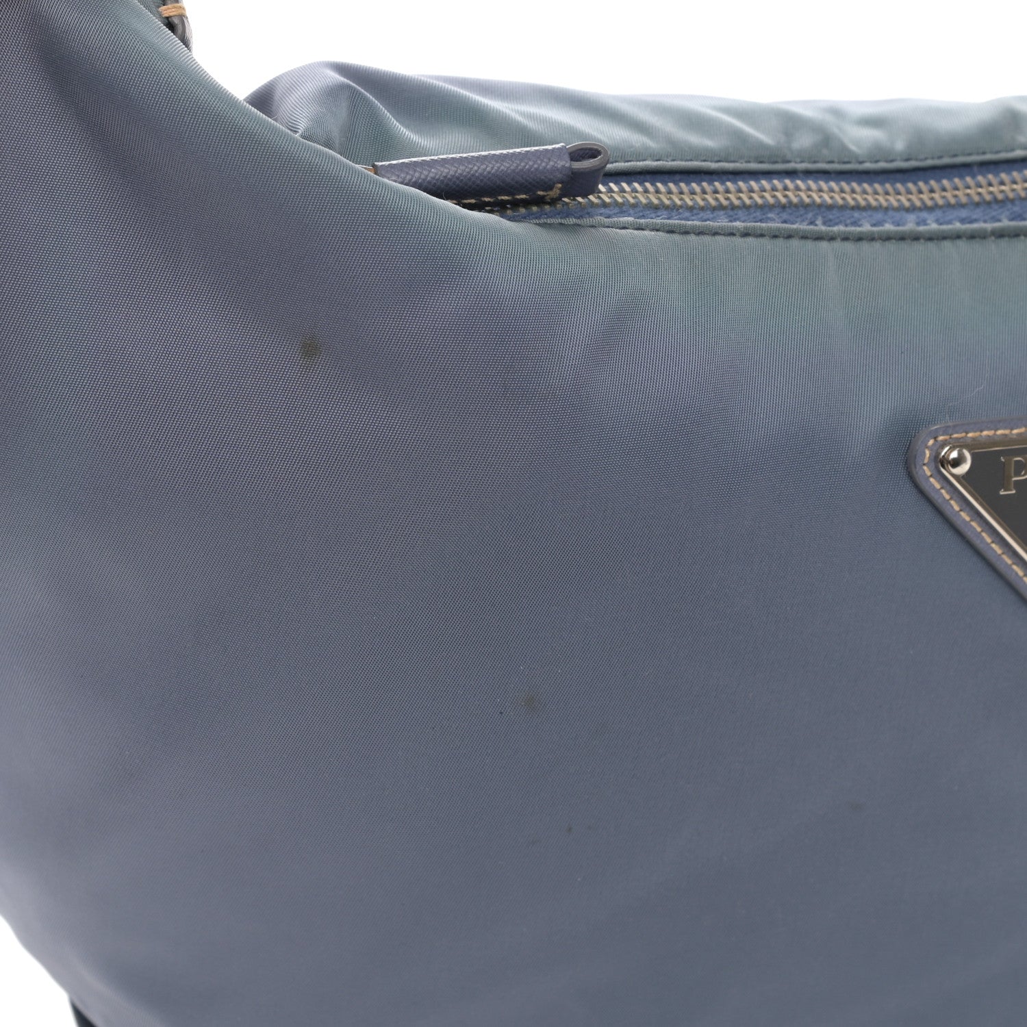 Prada Tessuto Nylon Hobo Astral Blue 9 of 11