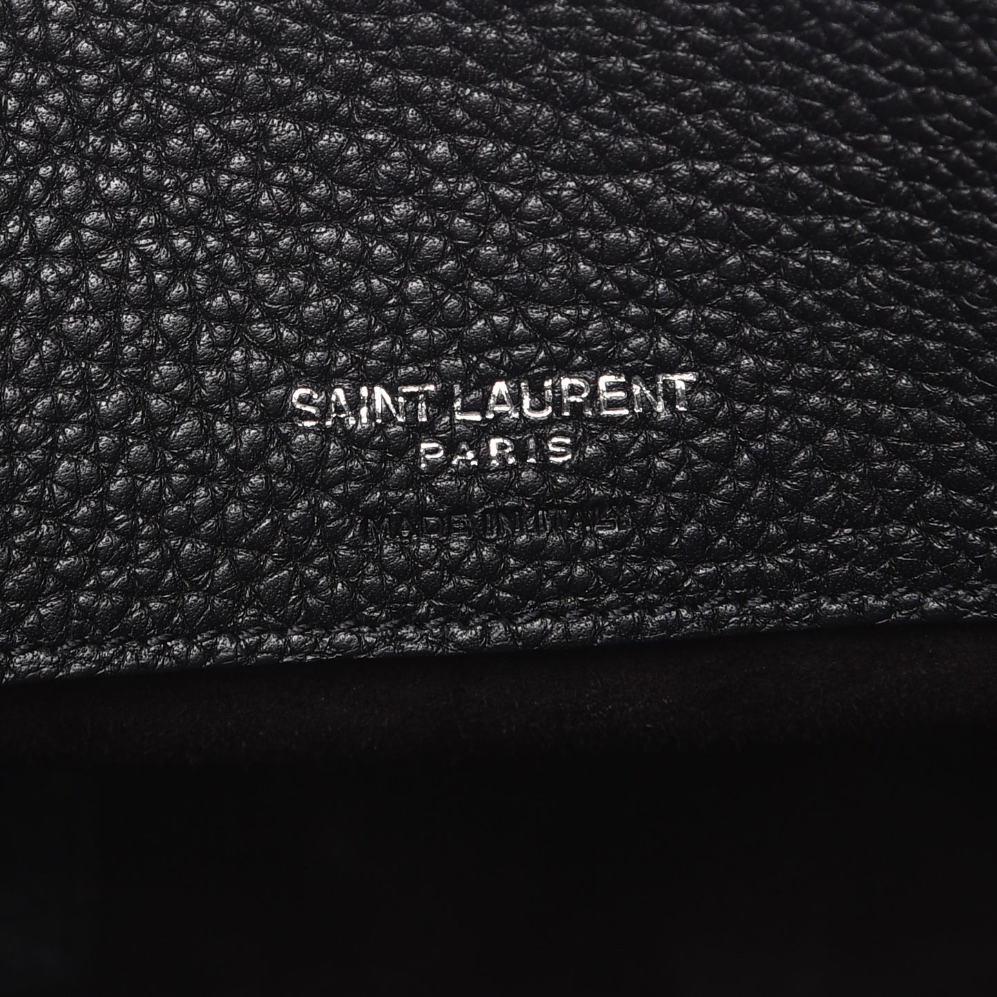 Grained Calfskin Nano Sac De Jour Souple Black