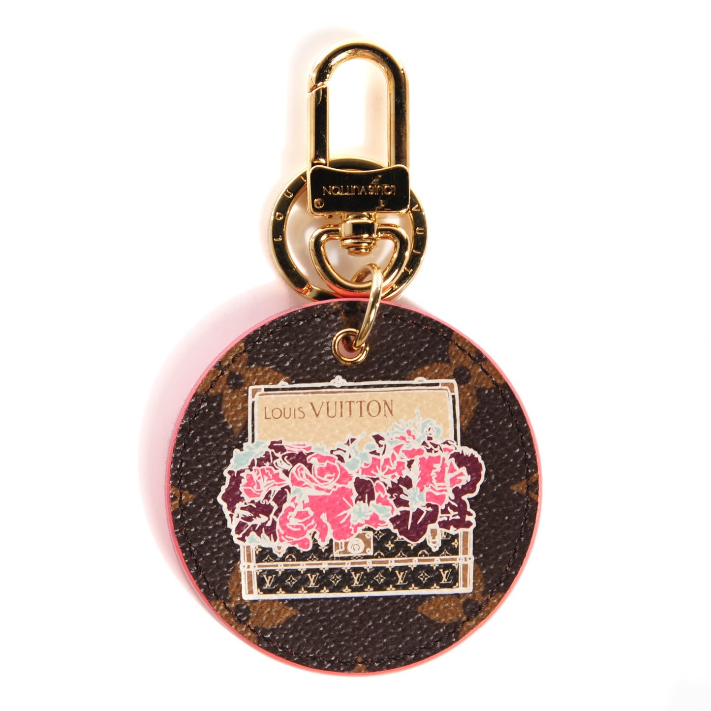 Monogram Illustre Posies Bag Charm
