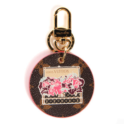 Louis Vuitton Monogram Illustre Posies Bag Charm 1 of 5