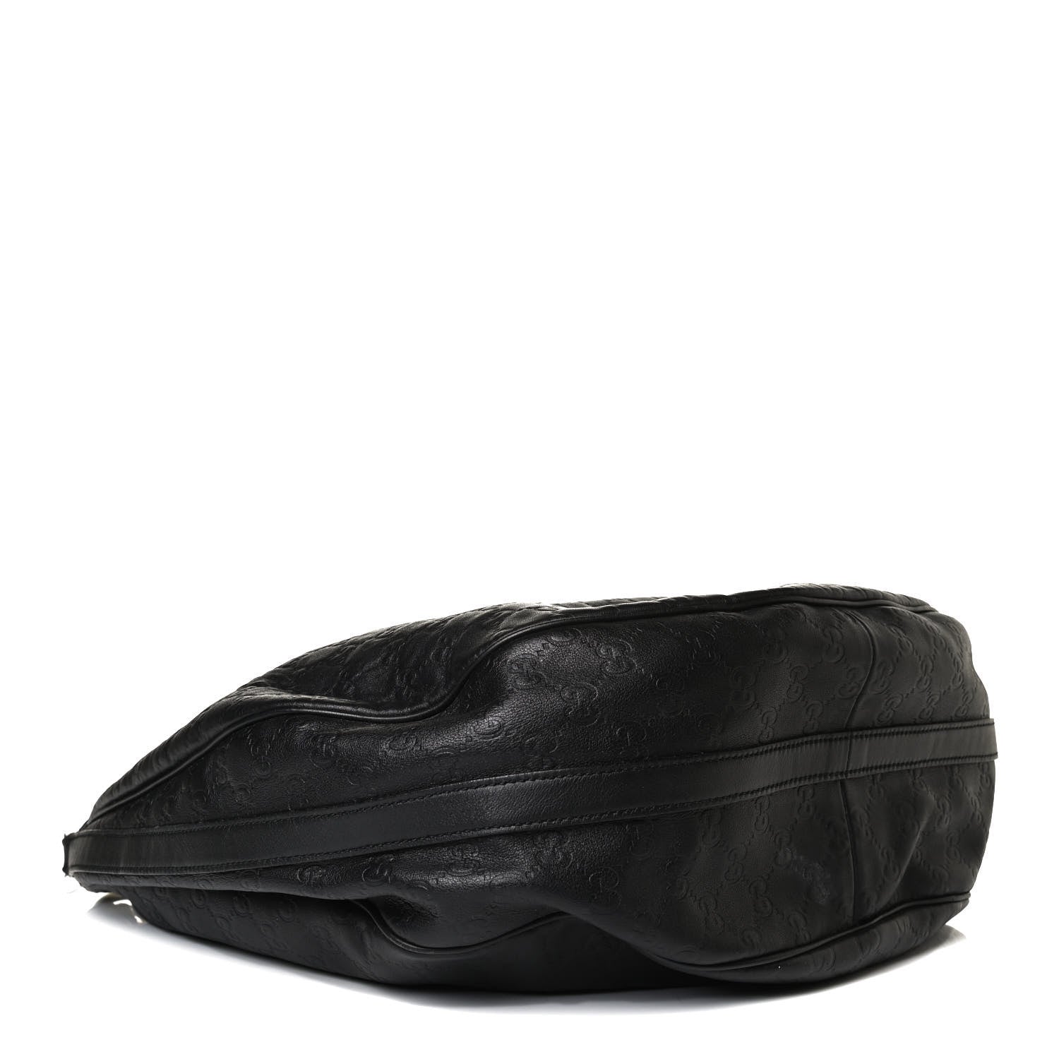 Gucci Guccissima Large GG Twins Hobo Black 4 of 21