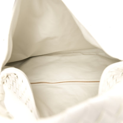 Bottega Veneta Calfskin Intrecciato Large Hop White 5 of 10